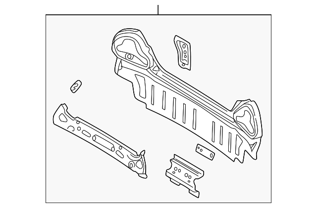 Panel-Rear (Jaguar OEM) XR832918OEM
