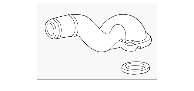 Pipe-Inlet (Jaguar OEM) XR83355OEM