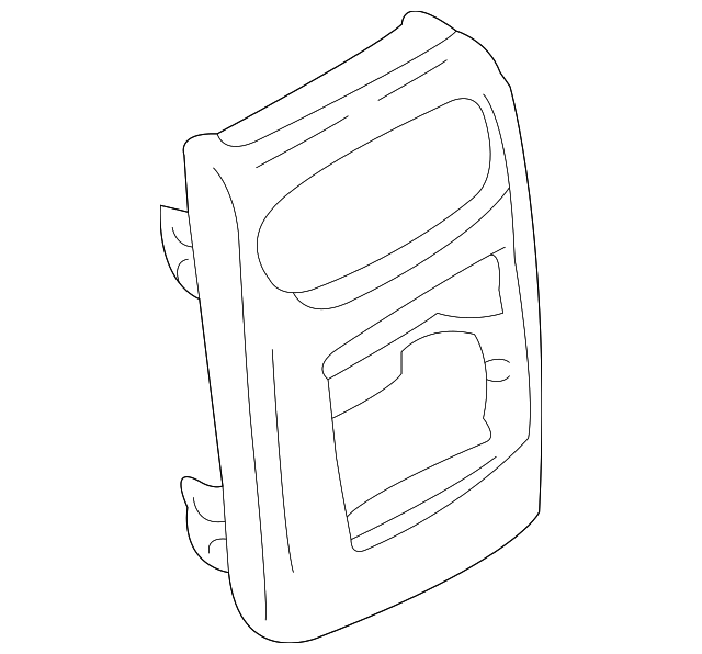 Panel-Console Fn - Discontinued (Jaguar OEM) XR834469SDZOEM