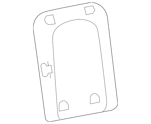 Backcover-Squab - Discontinued (Jaguar OEM) XR836744ADYOEM