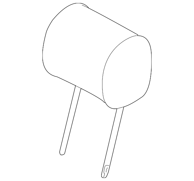 Headrest - Discontinued (Jaguar OEM) XR841667NEDOEM