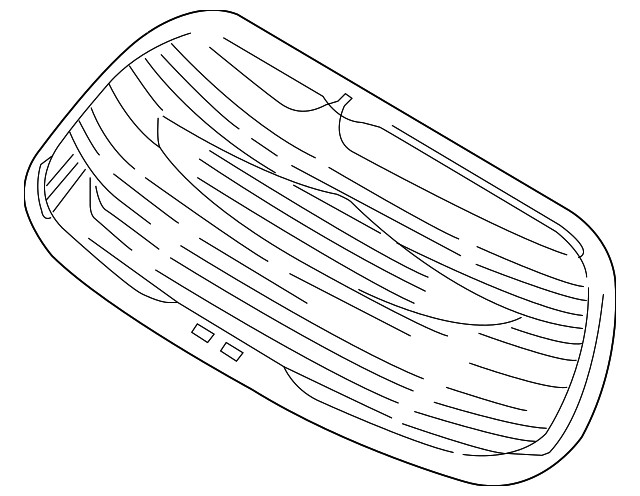 Glass-Backlight (Jaguar OEM) XR844664OEM