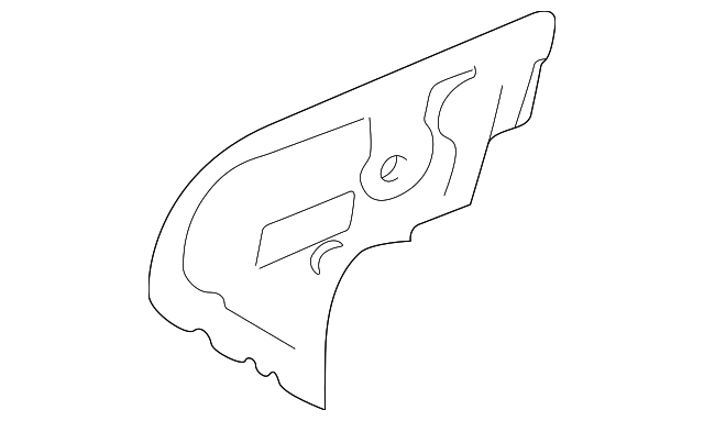 Shield-Water (Jaguar OEM) XR845419OEM