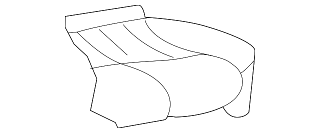 Cushion - Discontinued (Jaguar OEM) XR846580LEGOEM