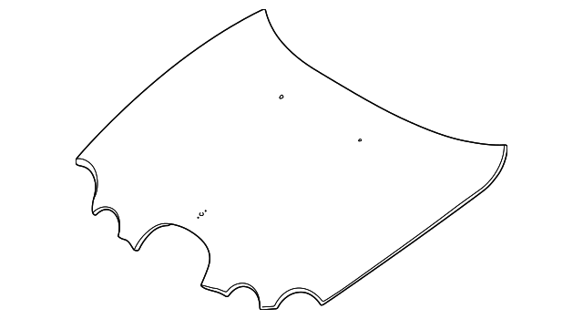 Panel-Bonnet (Jaguar OEM) XR846659OEM