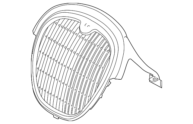 Grille-Radiator (Jaguar OEM) XR847246OEM