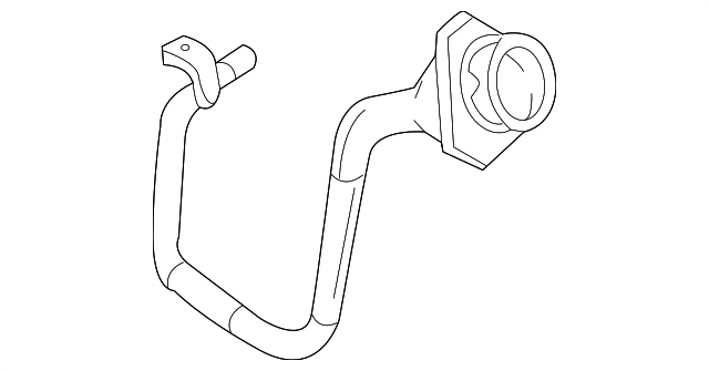 Pipe-Fuel Filler - Discontinued (Jaguar OEM) XR847345OEM