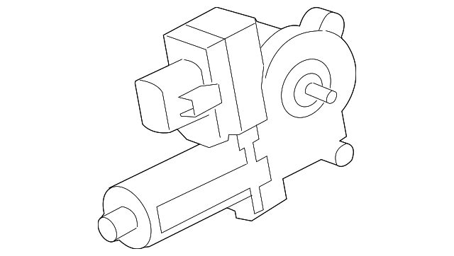 Motor (Jaguar OEM) XR848100OEM
