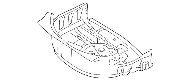 Panel-Trunk Floo (Jaguar OEM) XR849554OEM
