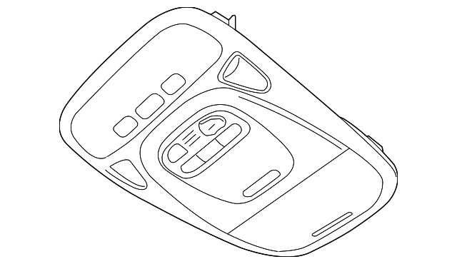 Console-Roof - Discontinued (Jaguar OEM) XR850094SELOEM