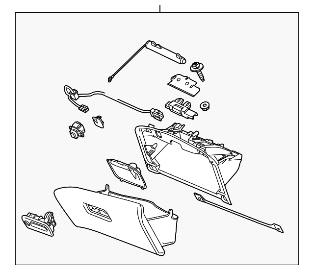 Glovebox (Jaguar OEM) XR851867NEDOEM