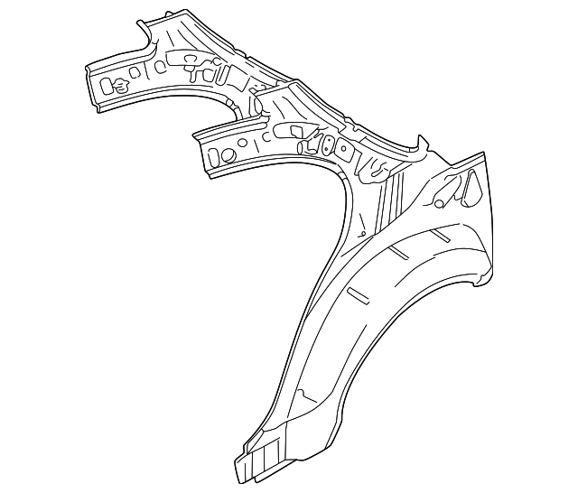 Panel-Wheelarch/ (Jaguar OEM) XR854050OEM