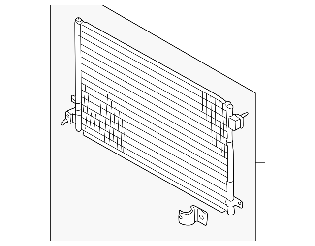 Condenser (Jaguar OEM) XR854219OEM
