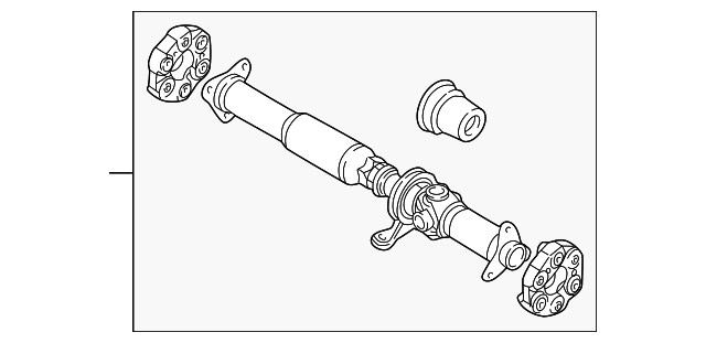 Propshaft - Discontinued (Jaguar OEM) XR857525OEM