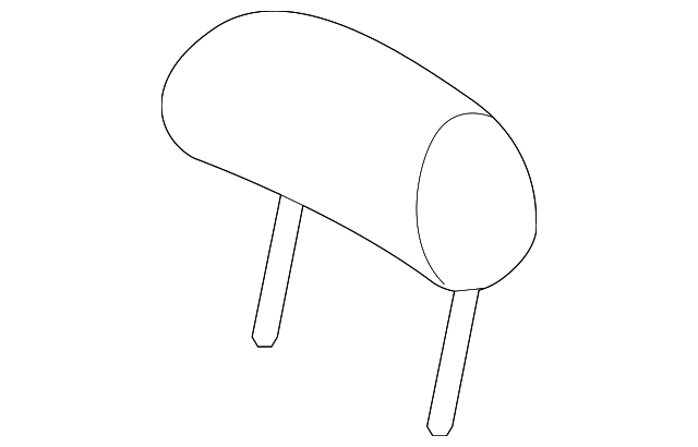 Headrest (Jaguar OEM) XR858353LEGOEM