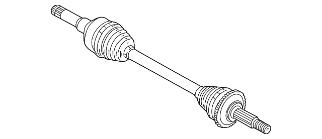 Halfshaft (Jaguar OEM) XR86853OEM