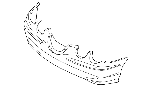 Cover-Bumper (Jaguar OEM) XR87632XXXOEM