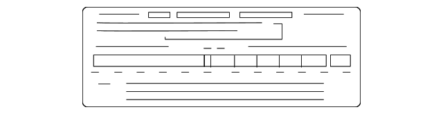 Label-Emission (Jaguar OEM) XR89531OEM