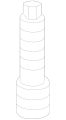 Stud (Jaguar OEM) AJ810709OEM