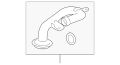 Pipe-Oil Pickup (Jaguar OEM) AJ811352OEM