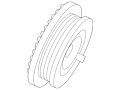 Damper-Crankshaf (Jaguar OEM) AJ82733OEM