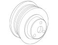 Pulley-Water Pum - Discontinued (Jaguar OEM) AJ83873OEM
