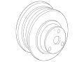 Pulley-Water Pum (Jaguar OEM) AJ83874OEM