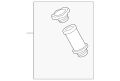 Pipe-Oil Filler (Jaguar OEM) AJ88581OEM