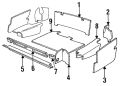 Retainer-Carpet - Discontinued (Jaguar OEM) BEC12543OEM