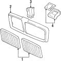Block-Vane-Rad G (Jaguar OEM) BEC14242OEM