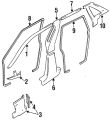 Finisher - Discontinued (Jaguar OEM) BEC15091AEEOEM