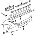 Seal-Waist - Discontinued (Jaguar OEM) BEC15862OEM