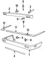 Beam-Bumper, Discontinued (Limited Supply) (Jaguar OEM) BEC26653OEM