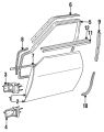 Retainer-B-Post (Jaguar OEM) BEC9672OEM