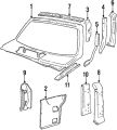 Panel-A-Post Inn - DISCONTINUED (Jaguar OEM) BHC1700OEM