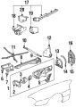 Mounting-Damper - Discontinued (Jaguar OEM) BHC1850OEM