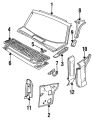Panel-A-Post Clo - Discontinued (Jaguar OEM) BHC2852OEM