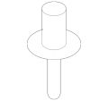 Rivet (Jaguar OEM) C2C11692OEM