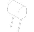 Headrest (Jaguar OEM) C2C13107CGTOEM