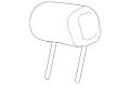 Headrest (Jaguar OEM) C2C13108LEGOEM