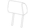 Headrest (Jaguar OEM) C2C13152NEDOEM