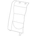 Cover-Squab - Discontinued (Jaguar OEM) C2C14595ADXOEM