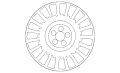 Wheel-Road-Alloy - Discontinued (Jaguar OEM) C2C17294OEM