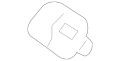 Escutcheon-Seatb (Jaguar OEM) C2C19129JMNOEM