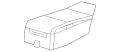 Armrest-Squab (Jaguar OEM) C2C19707RFBOEM