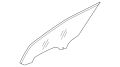 Glass-Door (Jaguar OEM) C2C21715OEM