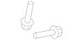 Bolt (Jaguar OEM) C2C22083OEM