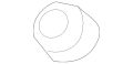 Nut (Jaguar OEM) C2C22722OEM