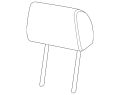 Headrest (Jaguar OEM) C2C23359LHJOEM
