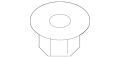 Nut-Flange (Jaguar OEM) C2C24203OEM